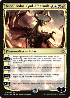 Nicol Bolas, God-Pharaoh (140) (Prerelease) - Foil