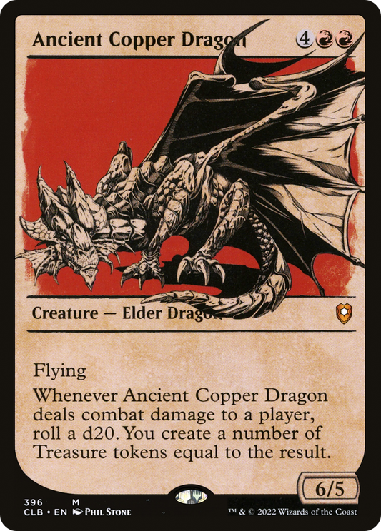 Ancient Copper Dragon (396) (Showcase) - Foil