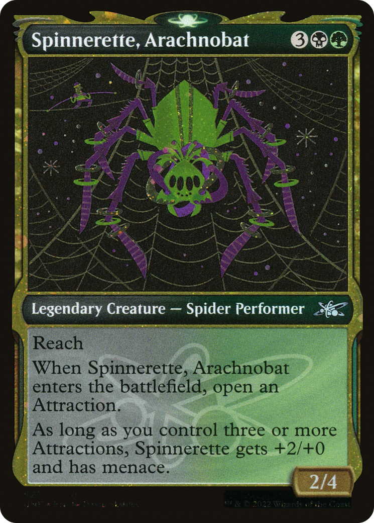 Spinnerette, Arachnobat (522) (Showcase) - Galaxy Foil