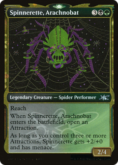 Spinnerette, Arachnobat (522) (Showcase) - Galaxy Foil