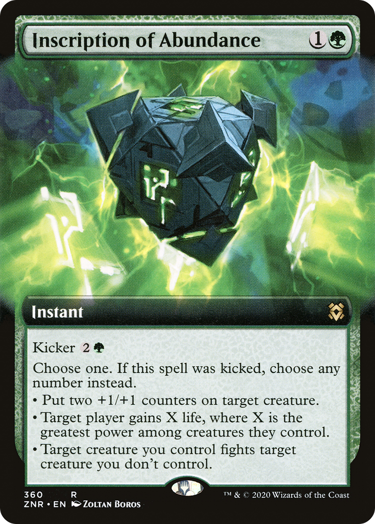 Inscription of Abundance (360) (Extended Art)
