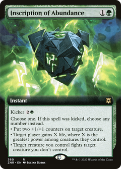 Inscription of Abundance (360) (Extended Art)