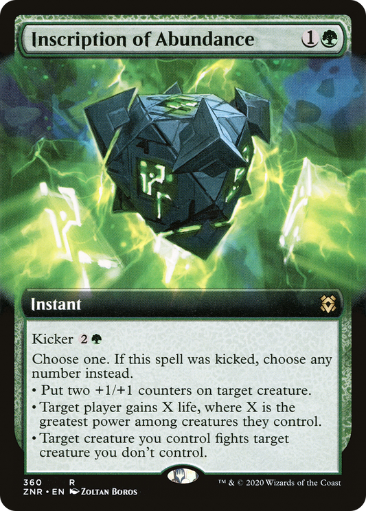 Inscription of Abundance (360) (Extended Art)