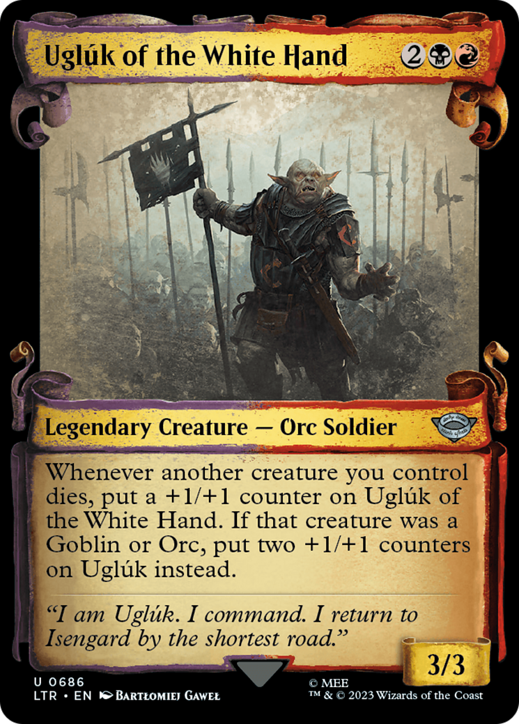 Ugluk of the White Hand (0686) (Showcase) - Silver Foil