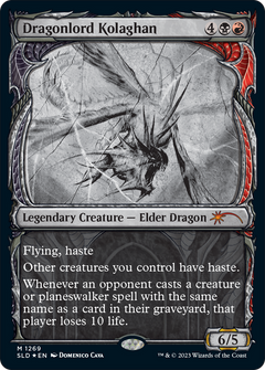 Dragonlord Kolaghan (1269) (Showcase) - Halo Foil