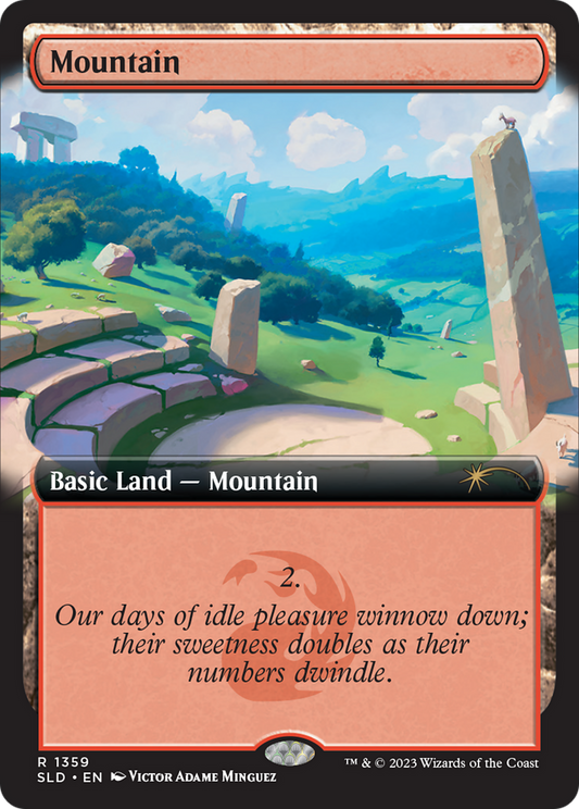 Mountain (1359) (Extended Art) - Foil