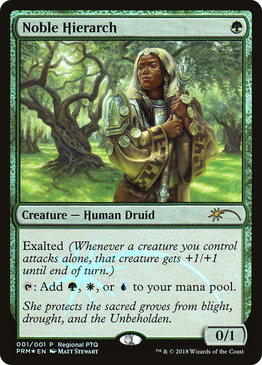 Noble Hierarch (001) (Regional PTQ) - Foil