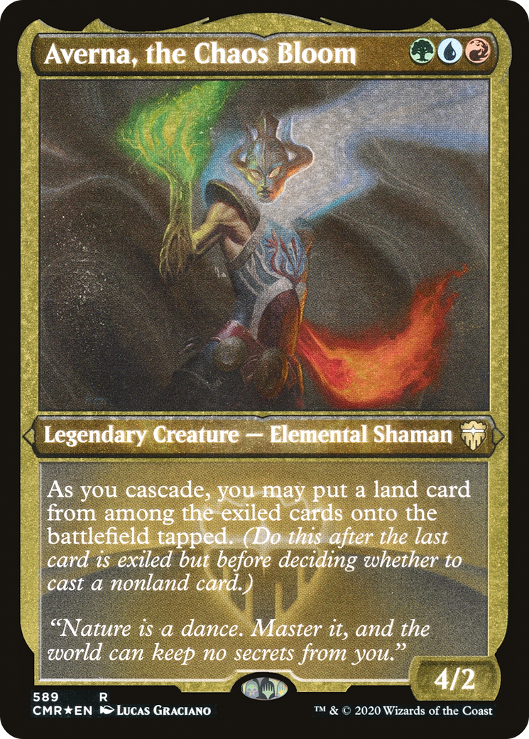 Averna, the Chaos Bloom - Foil Etched