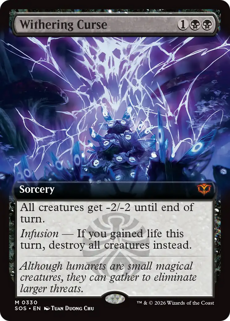 Withering Curse (0330) (Extended Art) (SOS) - Foil