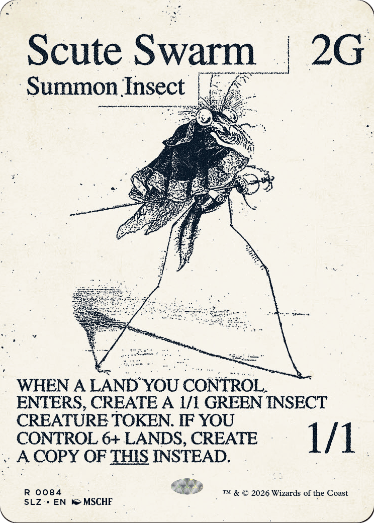 Scute Swarm (0084) (Showcase) (SLZ)