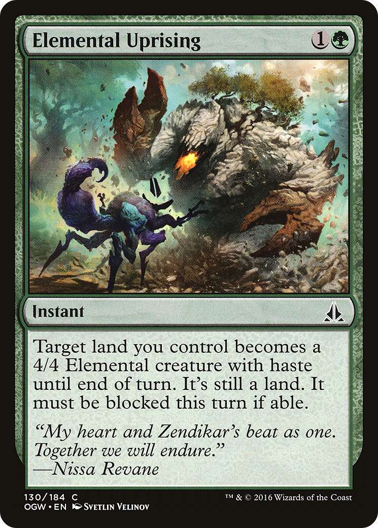 Elemental Uprising - Foil