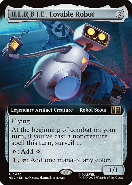H.E.R.B.I.E., Lovable Robot (0436) (Extended Art) (MSC)