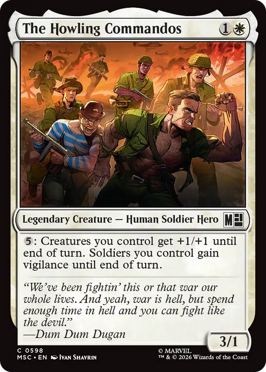 The Howling Commandos (MSC) - Foil
