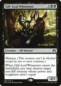 Gilt-Leaf Winnower (099) (Prerelease) - Foil