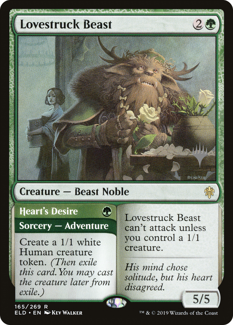 Lovestruck Beast // Heart's Desire (165) (Promo Pack) - Foil