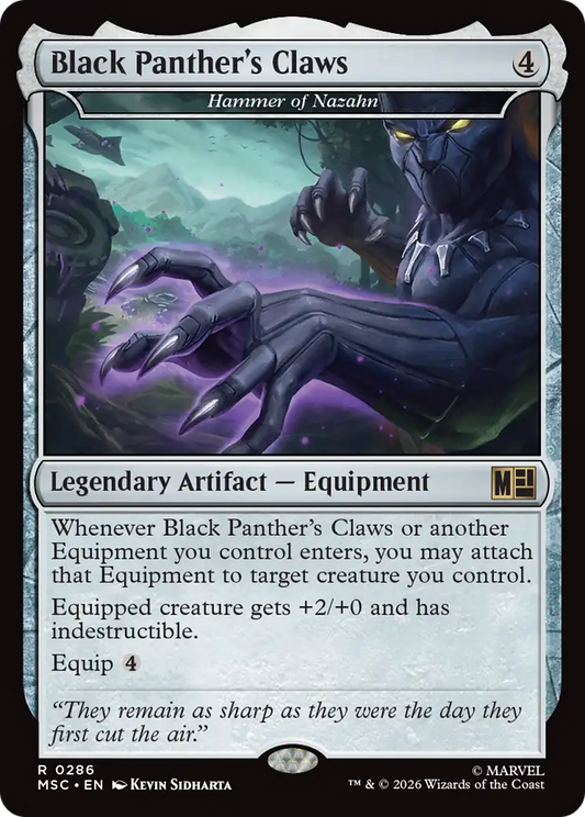 Blackl Panther's Claws [Hammer of Nazahn] (MSC) - Surge Foil