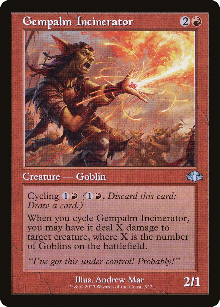 Gempalm Incinerator (322) (Retro Frame)
