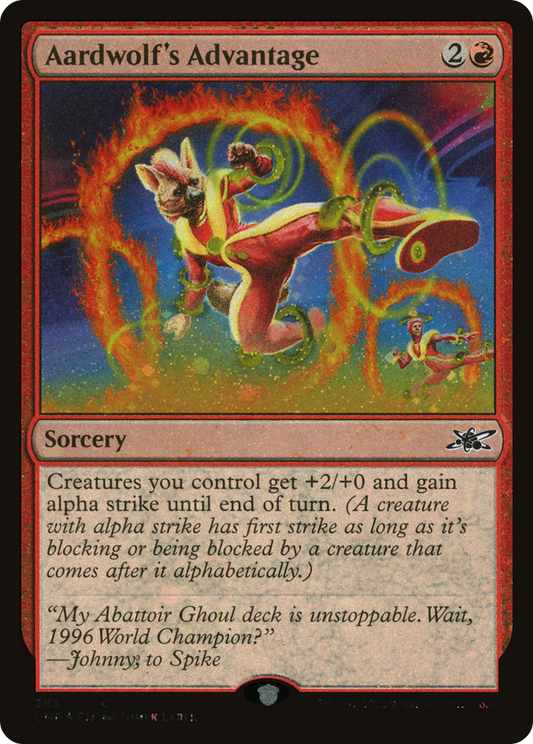 Aardwolf's Advantage (383) - Galaxy Foil