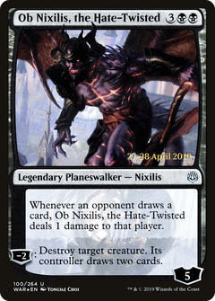 Ob Nixilis, the Hate-Twisted (100) (Prerelease) - Foil