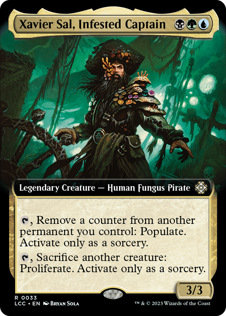 Xavier Sal, Infested Captain (0033) (Extended Art)