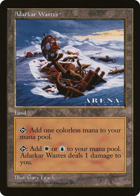Adarkar Wastes (Oversized) (Arena League Promo)