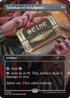 Talisman of Indulgence (2524) (Borderless) (SLD) - Foil