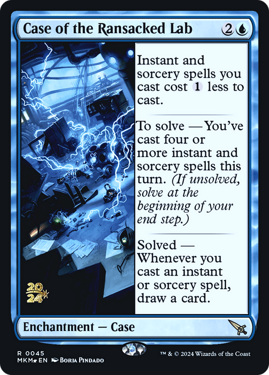Case of the Ransacked Lab (0045) (Prerelease) - Foil