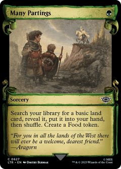 Many Partings (0627) (Showcase) - Silver Foil