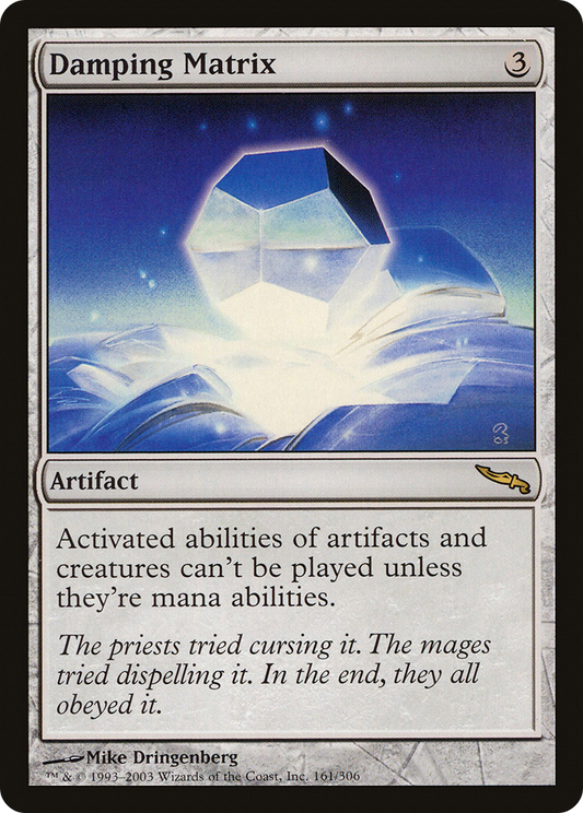 Damping Matrix - Foil