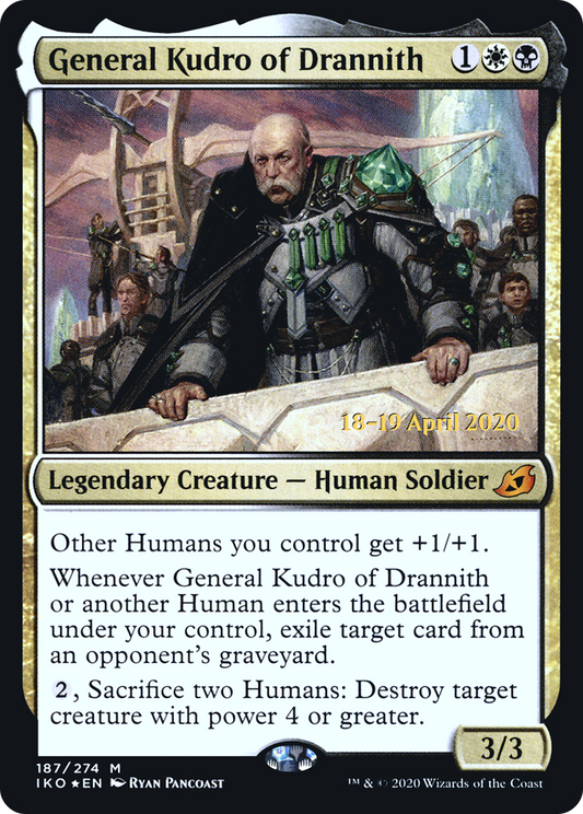 General Kudro of Drannith (187) (Prerelease) - Foil