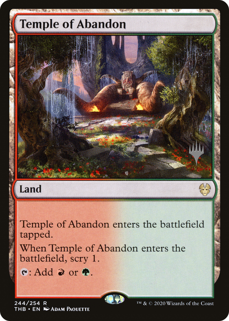 Temple of Abandon (244) (Promo Pack) - Foil