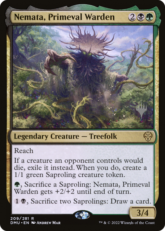Nemata, Primeval Warden (209) (Promo Pack)