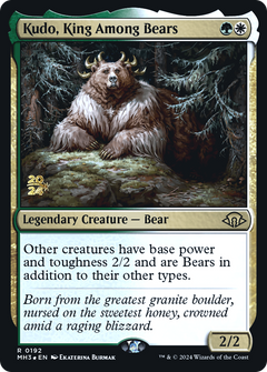 Kudo, King Among Bears (0192) (Prerelease) - Foil