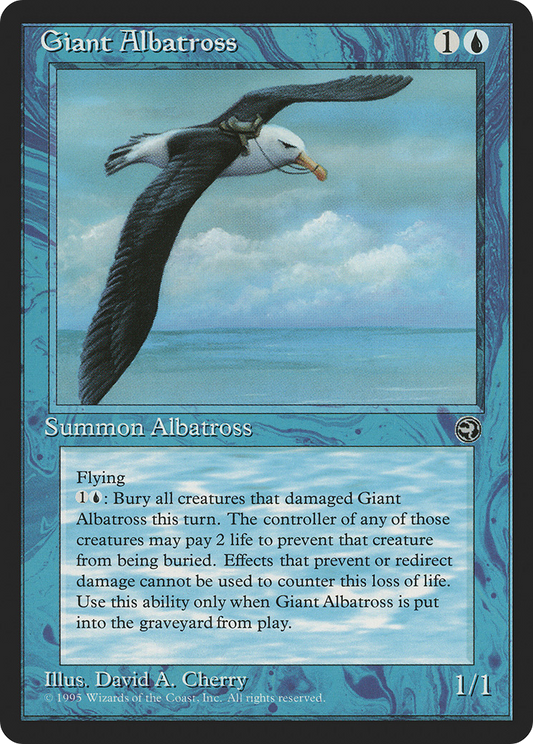 Giant Albatross (Ocean Background)