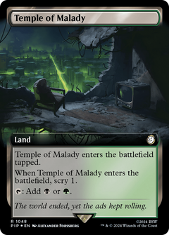 Temple of Malady (1048) (Extended Art) - Surge Foil