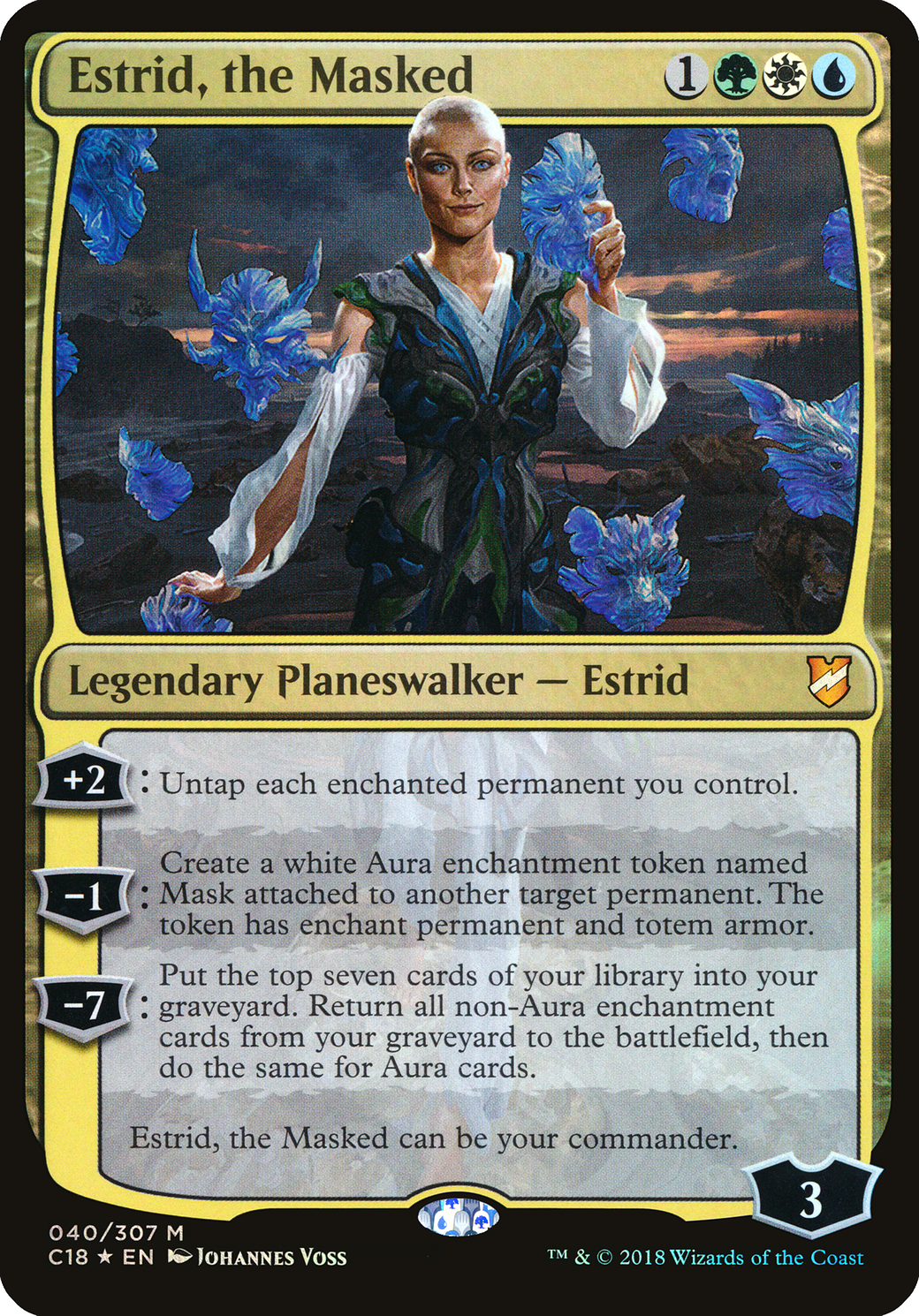 Estrid, the Masked (Oversized) - Foil