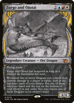Zurgo and Ojutai (0319) (Showcase) - Foil
