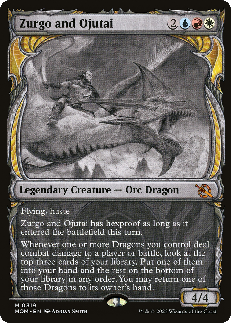 Zurgo and Ojutai (0319) (Showcase)