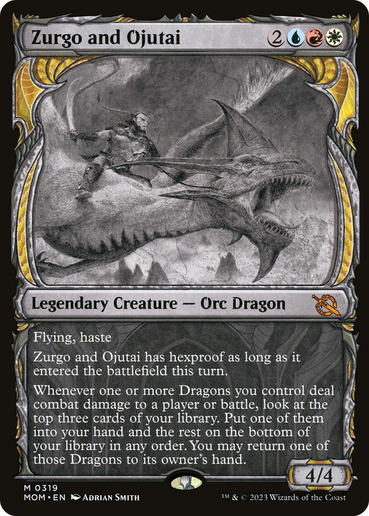 Zurgo and Ojutai (0319) (Showcase)