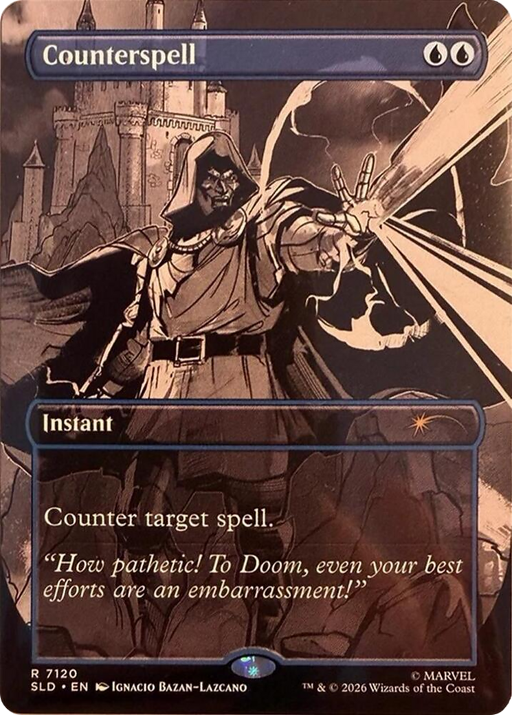 Counterspell (7120) (Borderless) (SLD)