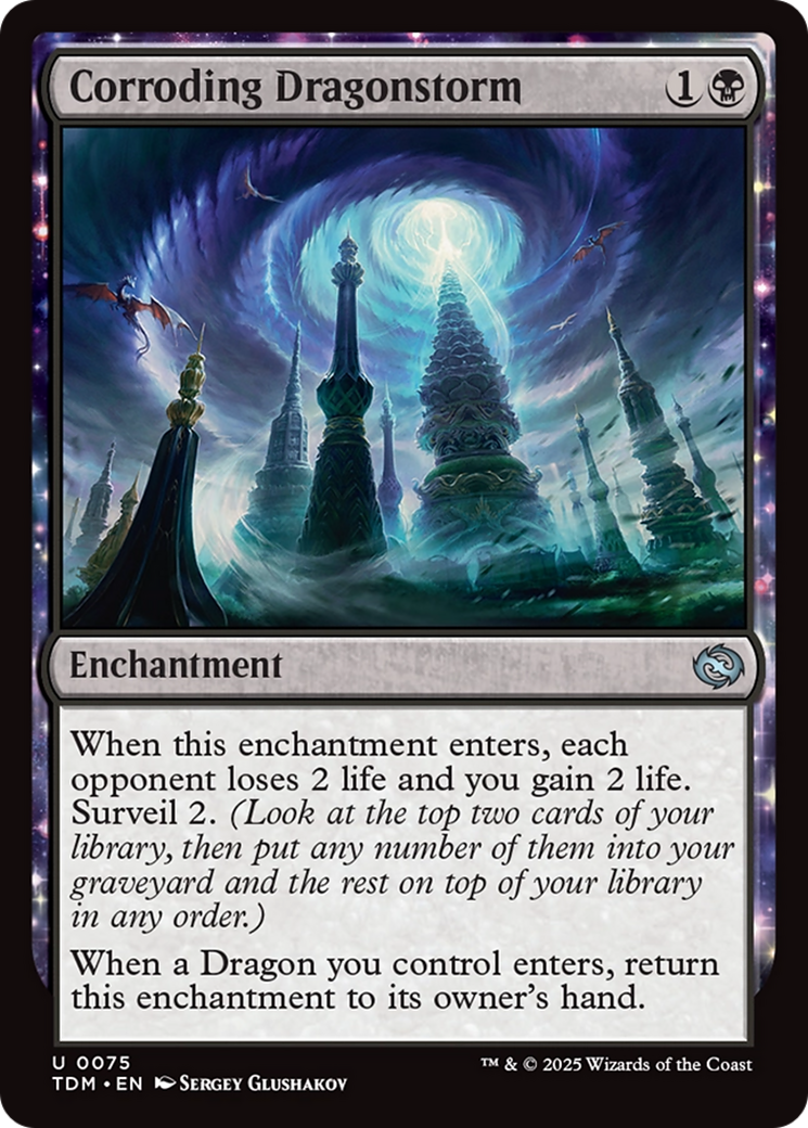 Corroding Dragonstorm - Foil