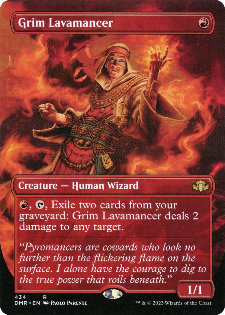 Grim Lavamancer (434) (Borderless)