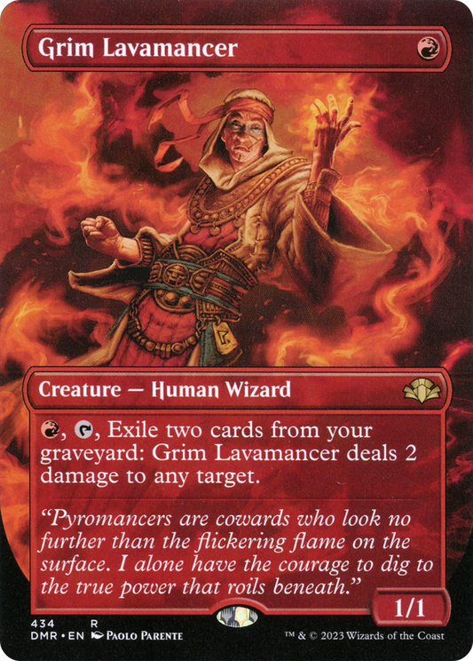 Grim Lavamancer (434) (Borderless)
