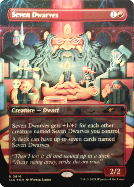 Seven Dwarves (0814) (Borderless) - Foil