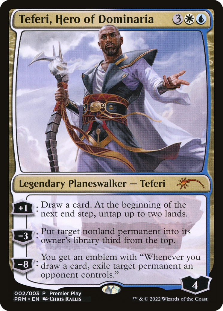 Teferi, Hero of Dominaria (002) (Premier Play) - Foil