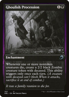 Ghoulish Procession - Foil