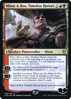 Minsc & Boo, Timeless Heroes (285) (Prerelease) - Foil