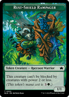 Rust-Shield Rampager Token (0022)