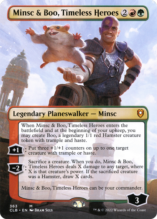 Minsc & Boo, Timeless Heroes (363) (Borderless)