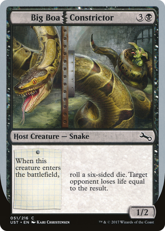 Big Boa Constrictor - Foil